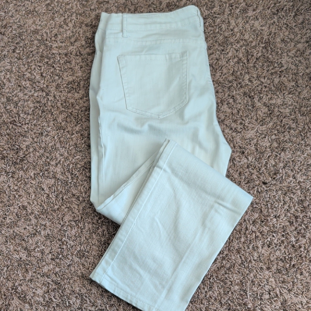 Women’s White Denim Jeans - Classic Straight Fit